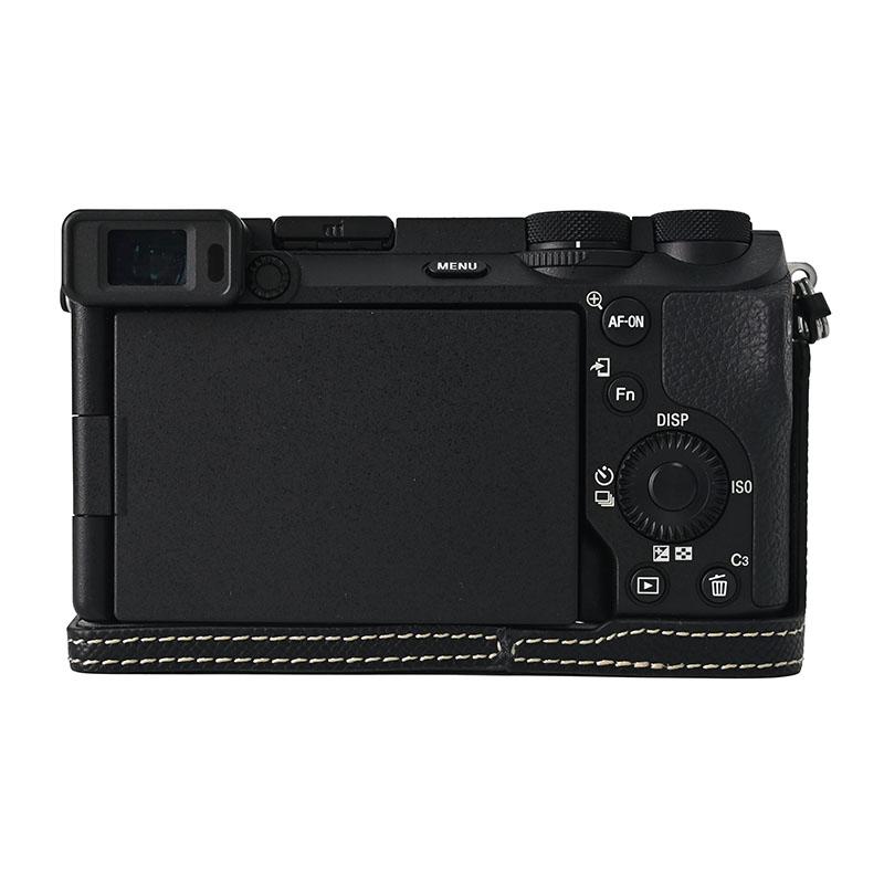 Получехол из искусственной кожи для камеры Sony A6700, крышка с отверстием для аккумулятора, скин