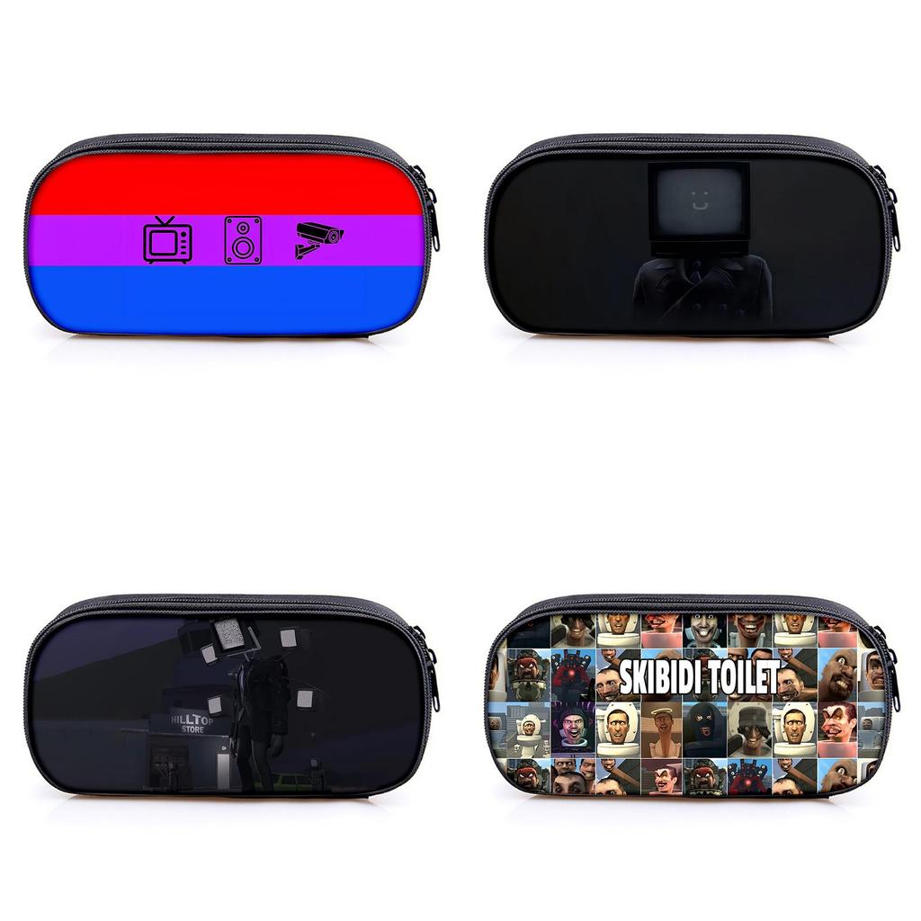 Skibidi Toilet 3d Трансграничная игра Новый продукт Нейлоновый пенал для студентов
