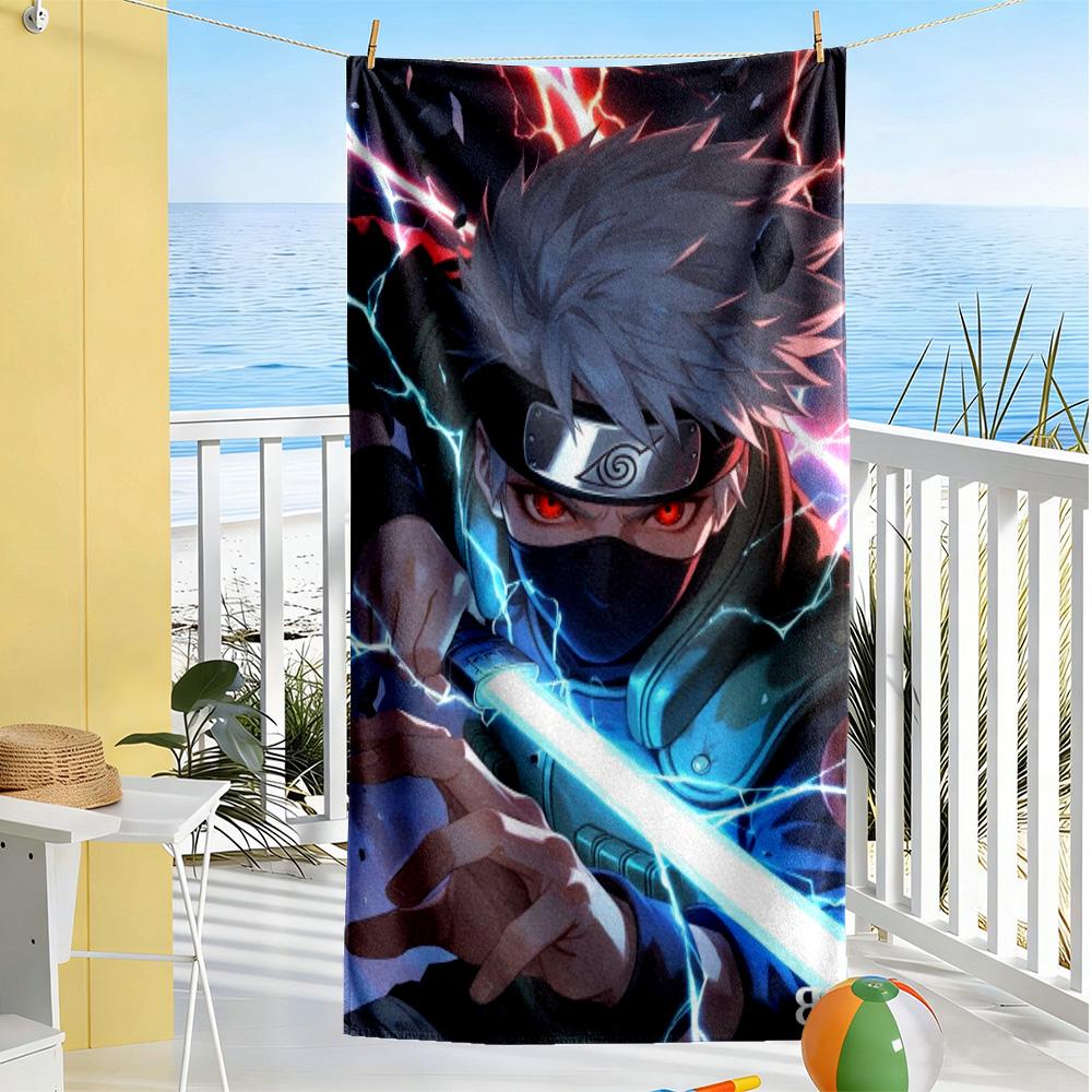 Naruto Beach Towel Soft Durable Quick-Dry Comfortable Lightweight
