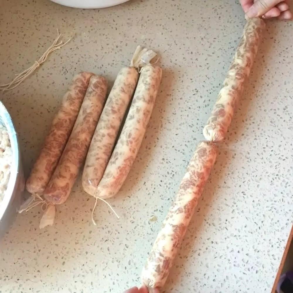 5/10 M Sausage Casing Making Tool Plastic Sausage Shell Casing Food Packaging  Meat Processing