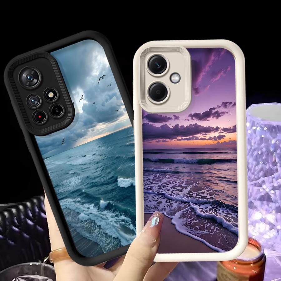 Чехол «Пейзаж Закатного Побережья» для телефона Xiaomi Poco F8 X3 NFC X3 Pro C51 C50 C61
