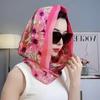 Sun-Resistant Baotou Hat Simulation Silk Headscarf Fashion Hijab Cap  Women