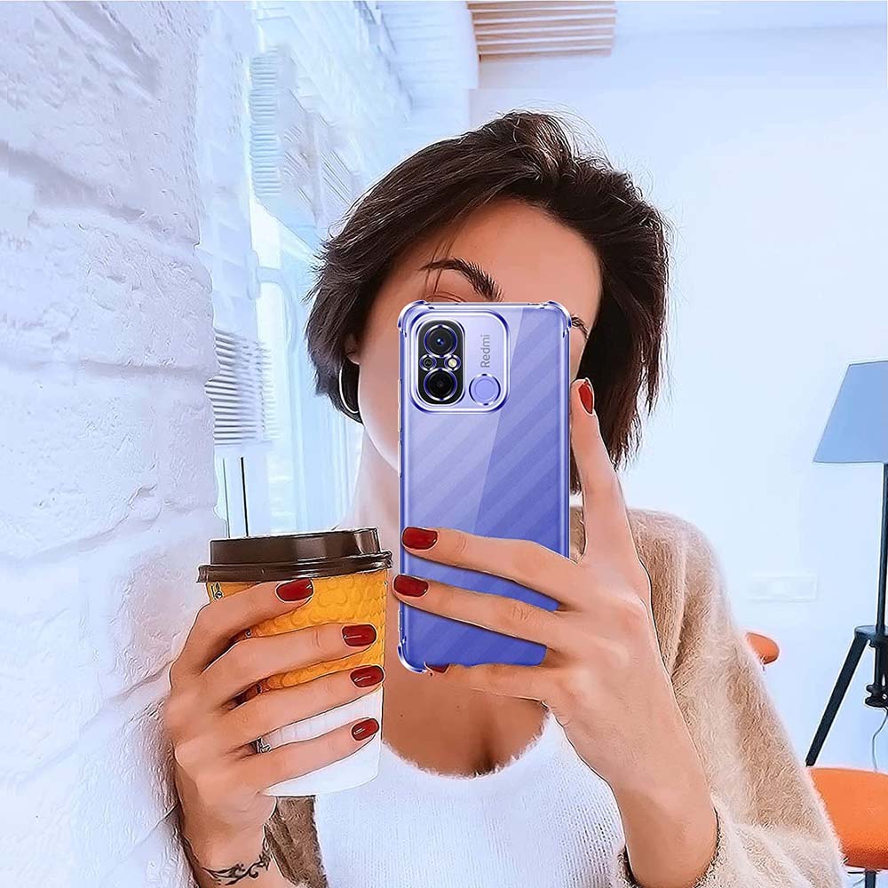Прозрачный чехол для Xiaomi Redmi 12C 10C 10A, толстый противоударный мягкий силиконовый чехол для телефона Redmi 10 2022 10 Prime 2022 Redmi A1 Plus