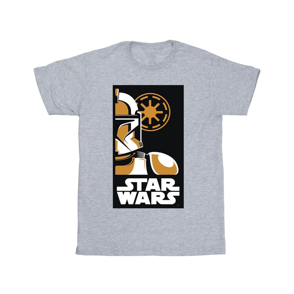 Star Wars Mens Stormtrooper Art Poster T-Shirt