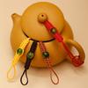 Lid Handle Clay Pot Green Bead Tied Pot Lid Rope with Hand-woven Teapot 20 Pieces Rope Purple Rope Accessories Anti-fall Protection