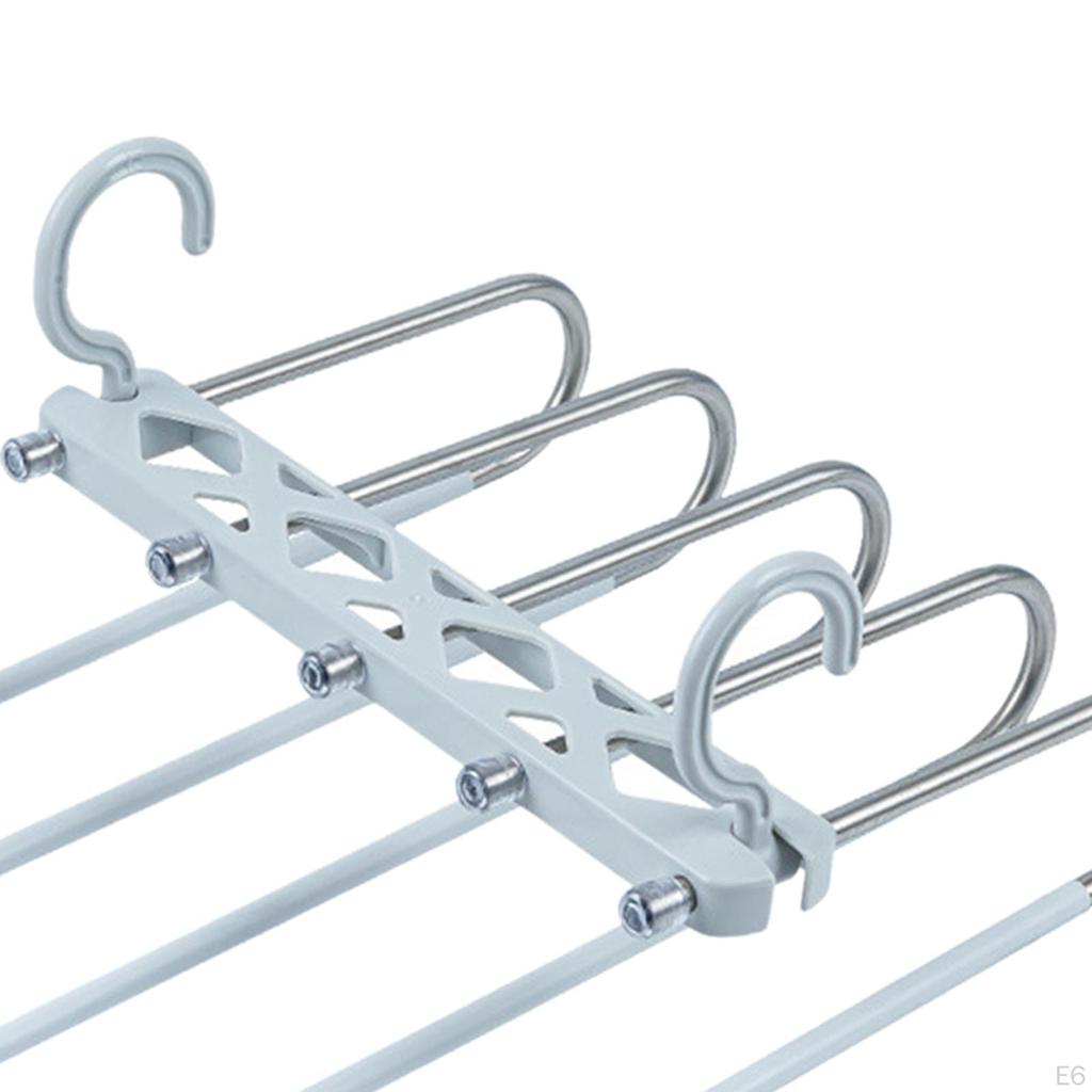 5-слойные вешалки для одежды. Прочный каркас. Организация гардероба. Горизонтальное или вертикальное хранение. Многофункциональный.