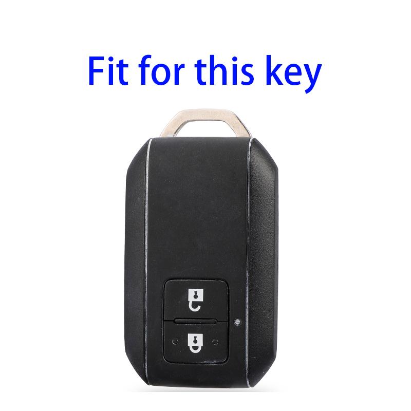 Чехол для ключа автомобиля из мягкого ТПУ с 2 кнопками для Suzuki Swift Wagon R Monopoly Type Keyless Shell Remote Protector Accessories