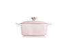 Le Creuset Cast Iron Enameled Pot Cocotte Ronde 22 cm Shell Pink Induction Oven Safe