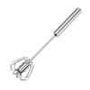 304 Stainless Steel Egg Whisk Semi Automatic Egg Beater Manual Hand Mixer Self Turning Egg Stirrer Kitchen Accessories Egg Tools