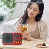 Портативное FM-радио Bluetooth 5.0 Маленький аварийный перезаряжаемый звуковой ящик Мини-винтажный динамик MP3-плеер Поддержка карты TF USB-накопителя