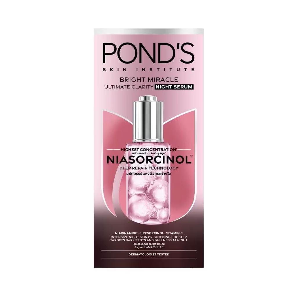 POND'S Bright Miracle Ultimate Clarity Night Serum Ниасорцинол 30 г.