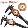 Измерительный циферблат цифровой штангенциркуль прочный профессиональный измерительный прибор 0-150 мм профессиональный инструмент пластиковый дюймовый метрический измерительный инструмент