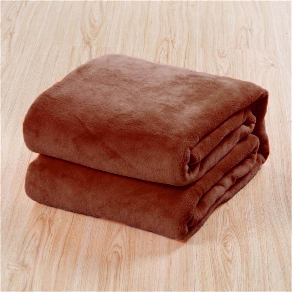 Plush Fleece Blanket Throw Rug Sofa Bedding