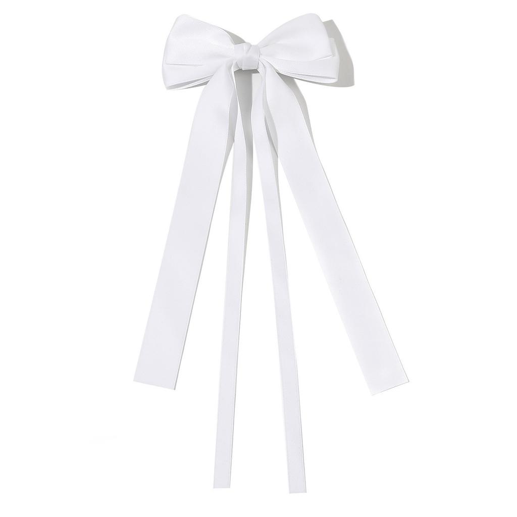 Korea Elegant Long Ribbon Bow Hairpins Women Girls Hair Clip Bobby Pin Bowknot Barrettes Accessories Hairclip Headdress Headwear