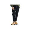 Outdoor Remix Special Series Solid Color Outdoor Tapered Fleece Knit Sports Pants Men Bottoms Black A5UVB-001