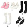 7.8CM Doll Wearing 5 Styles Fabric Shoes Play House Accessories 60cm Doll Boots Differents Color