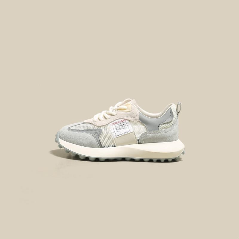 Женские кроссовки, осенние, люксовые, брендовые, повседневные, женские, сетчатые, дышащие, на платформе, дизайнерские, розовые, женские, легкие, на плоской подошве