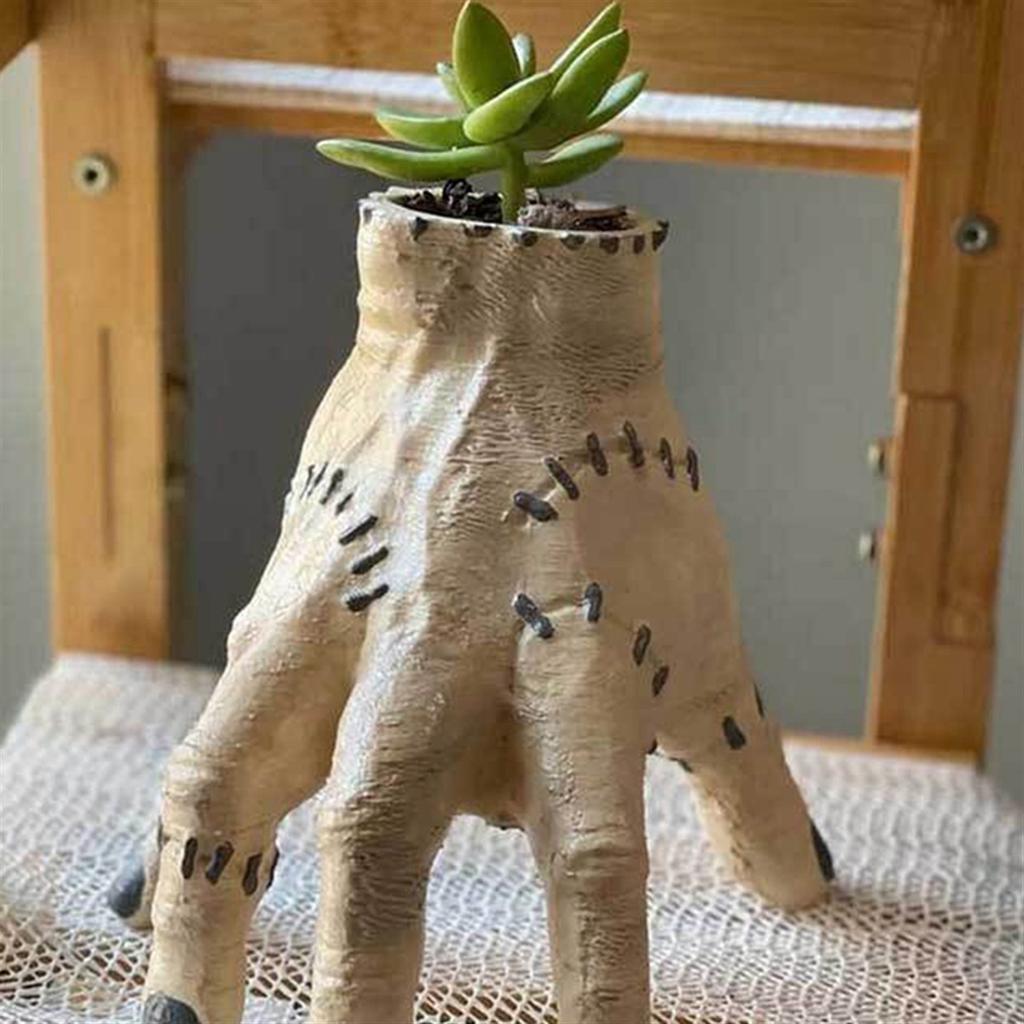 1PC Adams Family Broken Handmade Flower Pots Outdoor Gardening Supplies Outdoor Garden Patio Equipment Garden Patio Decoration