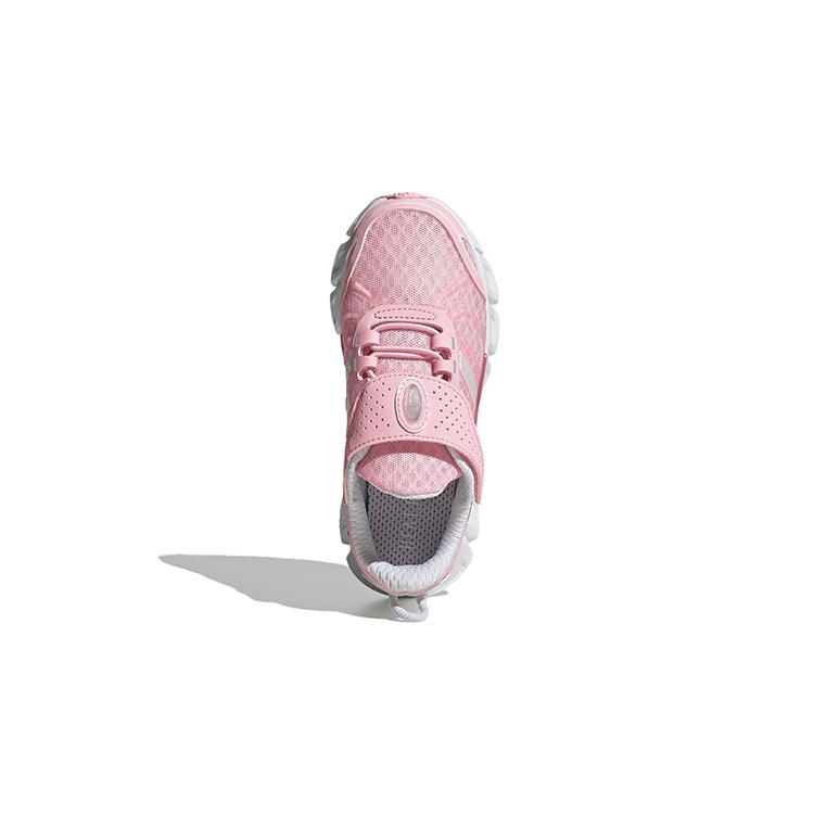 adidas Коллекция Breeze Удобная Нескользящая Амортизация Износостойкая Низкие Детские Беговые Кроссовки Розово-серые GZ4024