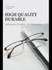 Мужские металлические очки с защитой от синего света — идеально подходят для путешествий, вождения и уличного стиля