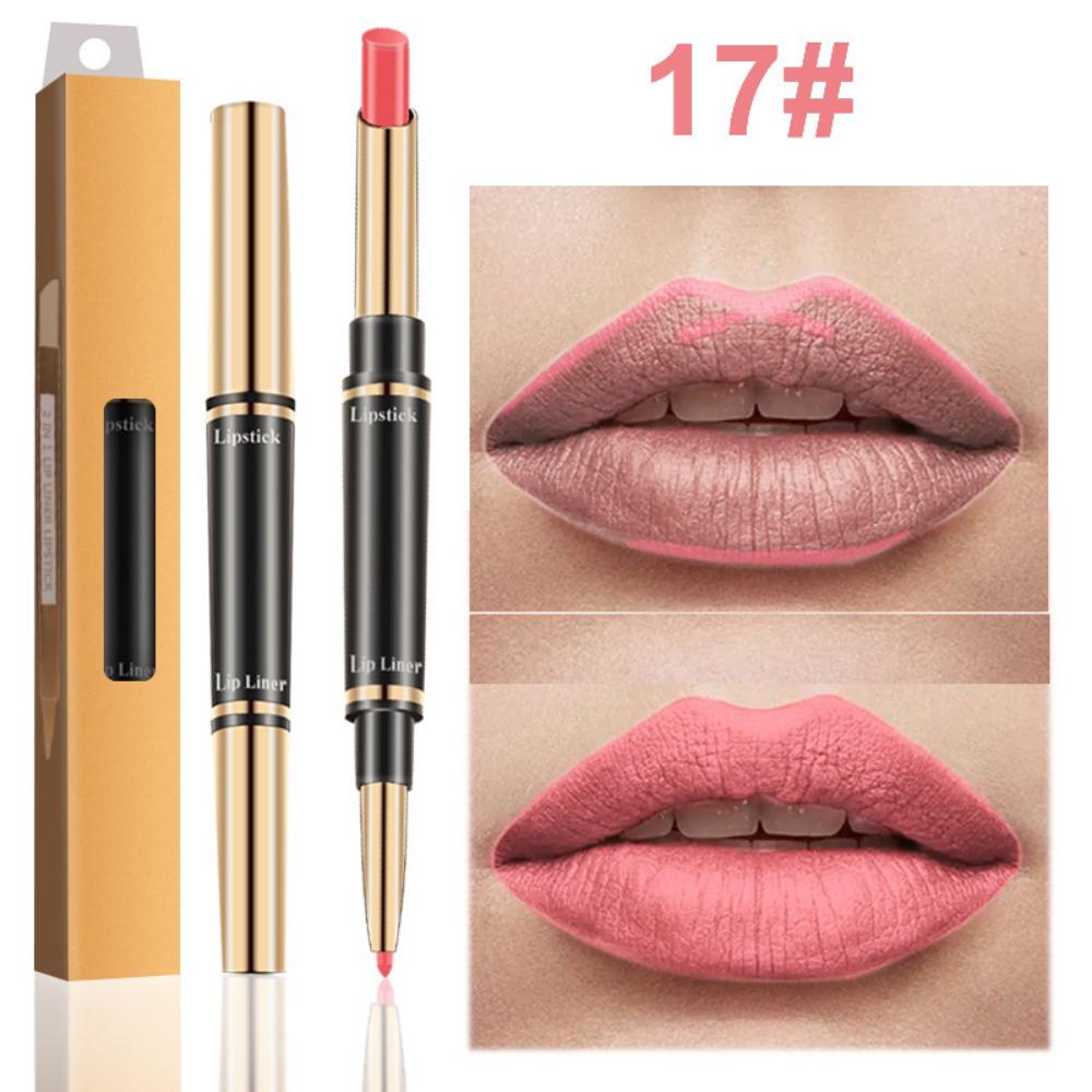 MKKRONTA Double-ended Waterproof Non-removal Lip Liner