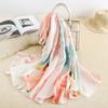 New Four Seasons Available New Silk Large Size Thin Outer Wear Neck Protection Scarf Sunscreen Warm Beach Towel For Women