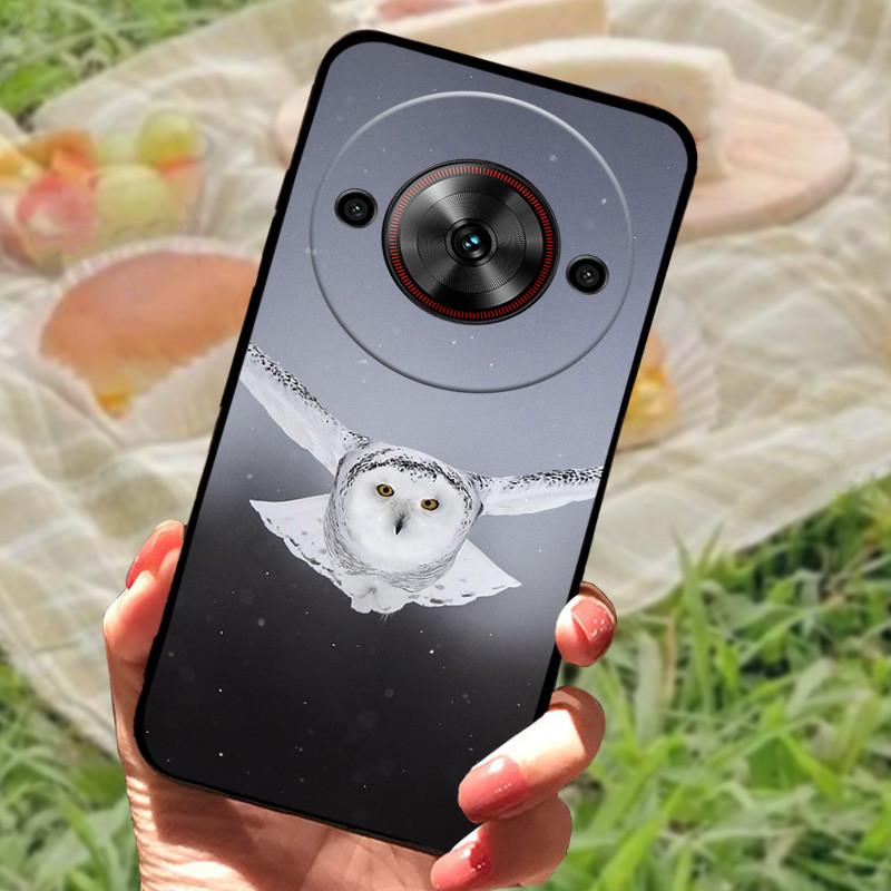 Чехол-бампер для ZTE Nubia Focus 5G, силиконовый, мягкий, с рисунком мрамора, черный, защитный