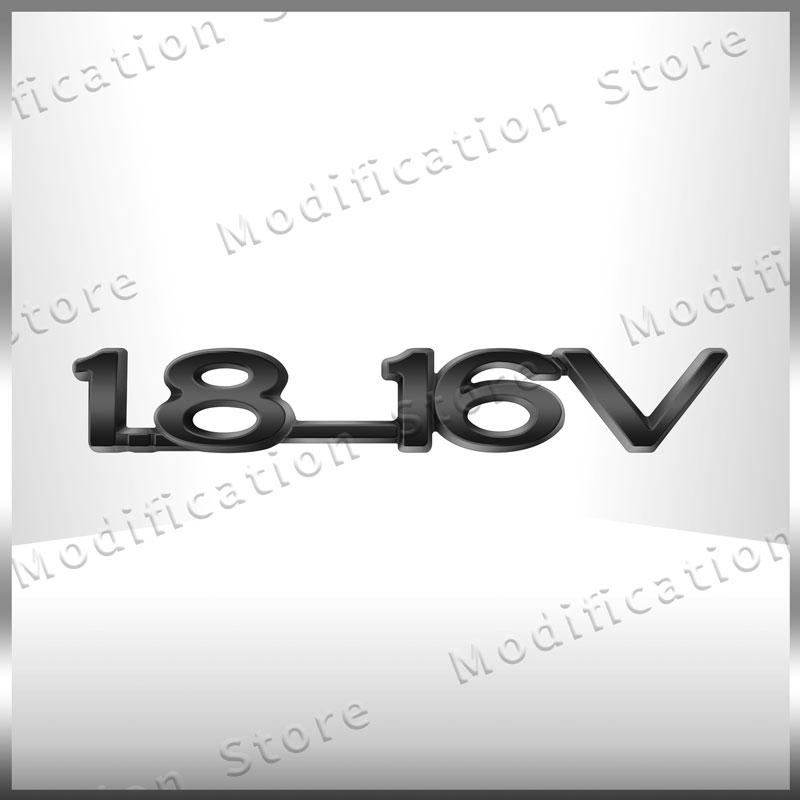 3D Chrome Metal 1.8-16V Emblem Rear Trunk Tailgate Badge Sticker Decor For Opel ZAFIRA ASTRA-1.6 Optima Corsa Vectra Insignia