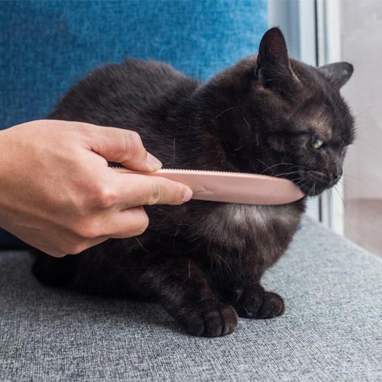 Расческа для кошек, прочная, мягкая, удобная, щетка для удаления шерсти домашних животных, форма кошачьего языка, расческа для ухода за домашними животными, товары для домашних животных