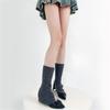 Ribbed Knitted Long Socks Knit Leg Warmers for Girl Women High Elastic Stockings Winter Loose Socks Stylish Accessories