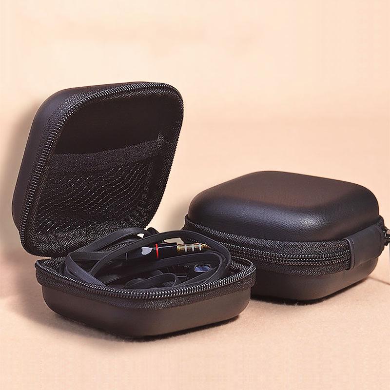 Earphone Wire Organizer Box Data Line Cables Storage Box Case Container Mini Wallet Travel Headphone Protective