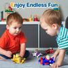 Нажми и Поезжай Игрушки-самолеты для малышей 1-3 лет Разноцветные самолеты с пилотами-животными и движущимся пропеллером, Рождественские подарки на день рождения, Игрушечный самолет