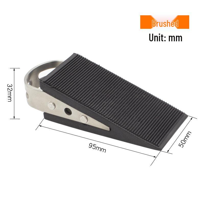 Пружинный противоударный дверной стопор и держатель с ветрозащитной клипсой