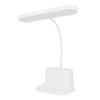 LED Desk Lamp Stepless Dimmable 3 Colors Touch Control Flexible Gooseneck USB Rechargeable LED Reading Light with Pen Holder Phone Stand