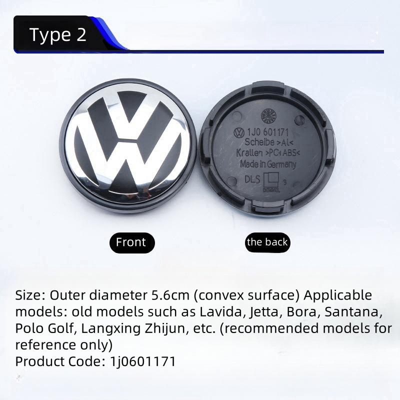 Для VOLKSWAGEN VW 56-76 мм Наклейка-колпачок ступицы колеса автомобиля Аксессуары Для Volkswagen R-line R GTI Polo Golf Touareg Passat Mago