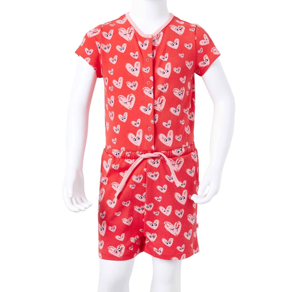 Kids Play Suit Red 104