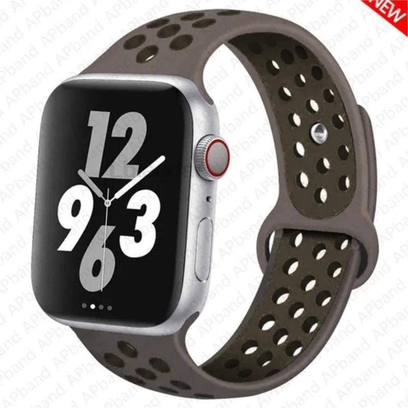 Silicone band For Apple Watch 11 strap 44mm 40mm 45mm 41mm 42mm 46mm correa bracelet iWatch Series 10 8 SE 3 6 7 9 Ultra 2 49mm