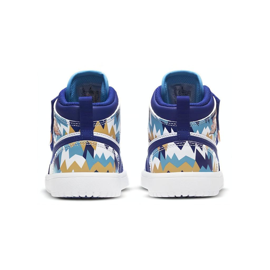 (PS) Air Jordan 1 Mid ALT 'White Blue' Kids' AT4612-105