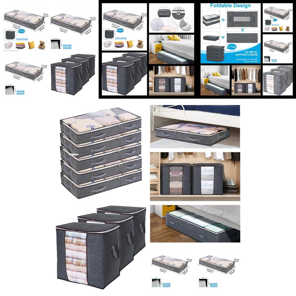 Durable Non-woven Fabric Bedside Storage Box For Clothing And Other Miscellaneous Items