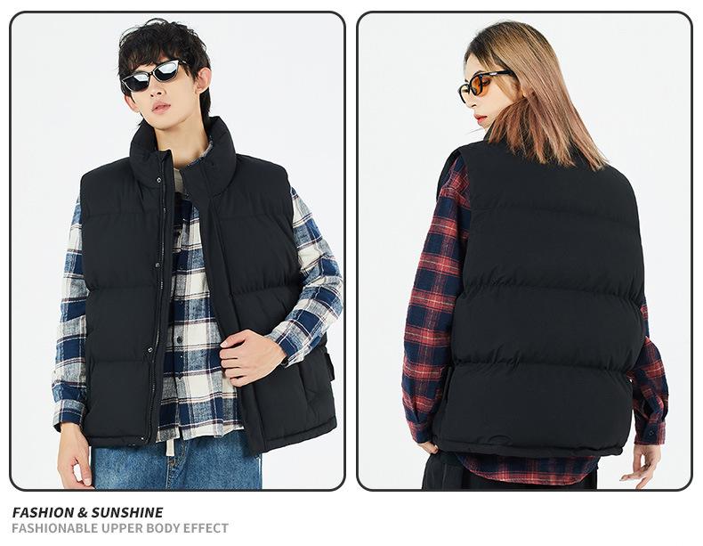 Мужская модная зимняя тяжелая хлопковая жилетка, доступны большие размеры