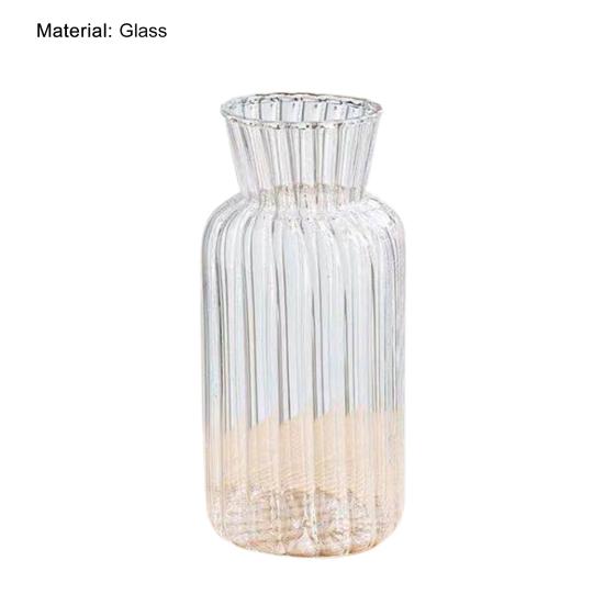 Ваза простого дизайна, декоративная универсальная ваза для домашнего декора, прозрачная ваза для цветов на свадьбу