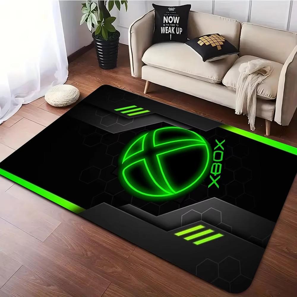 Xbox Gaming Carpet Living Room Washable Floor Lounge Large Area Non-Slip Carpet Teen Boy Girl Room Decoration Rug