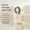 Mini Handheld Fan Transparent Cyber Portable Small Fan with Digital Display 3