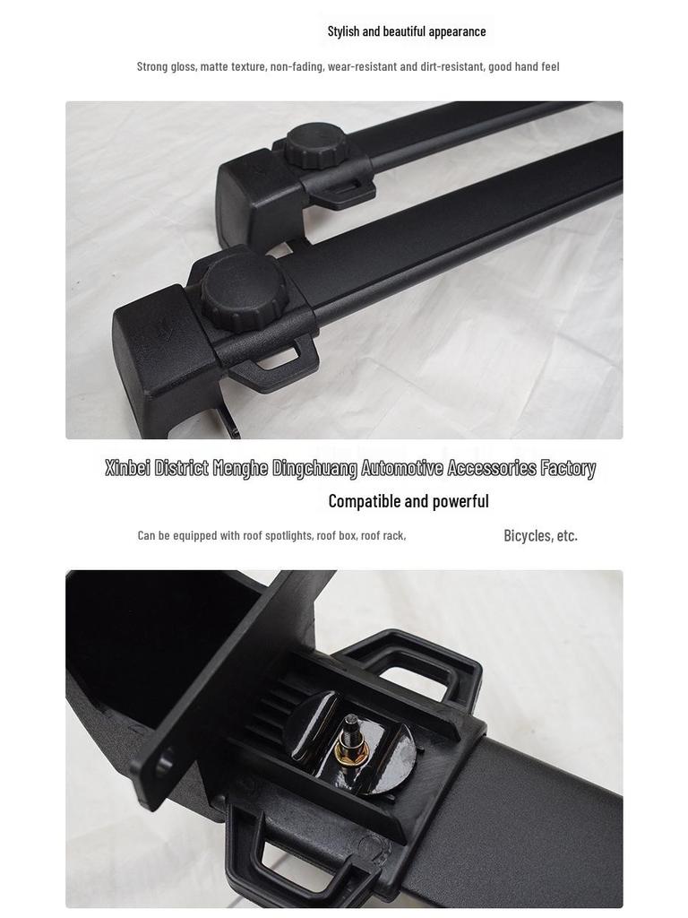 Aluminum Roof Rack Crossbars for Jeep Liberty/Patriot Luggage Modification