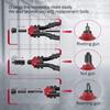 Rivet Nut Tool,3 In 1 Rivet Setter Kit,Rivet Nut Pliers Set with 6 Metric and SAE