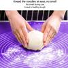 Dough Mat Scale Ring Design Static Absorption Silicone Kitchen Rolling Dough Pad for Pastries
