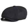 Зимние толстые теплые кепки-восьмиклинки мужские мягкие восьмиугольные шляпы для мужчин шляпы детектива ретро кепки водителя