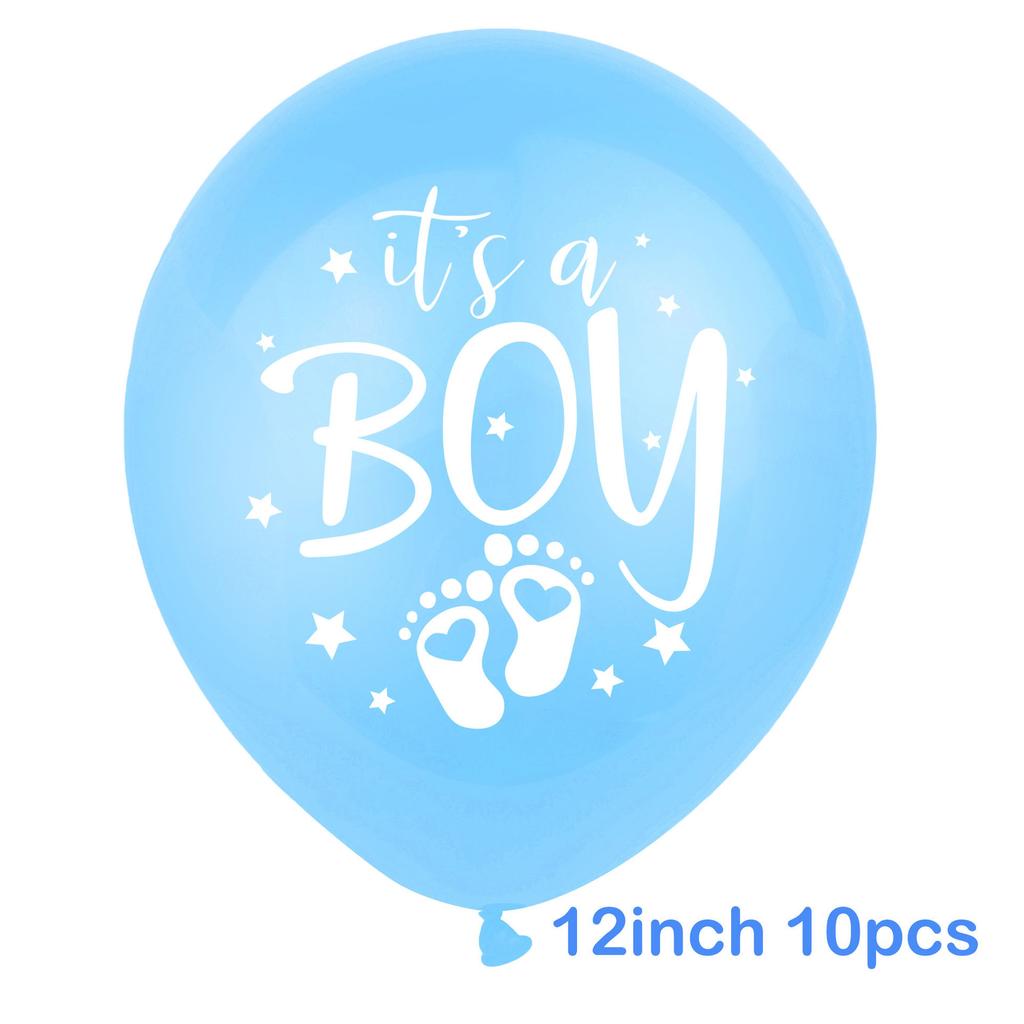 Детский душ с указанием пола, украшения для вечеринки, воздушные шары с блестками для девочек и мальчиков It'SA 