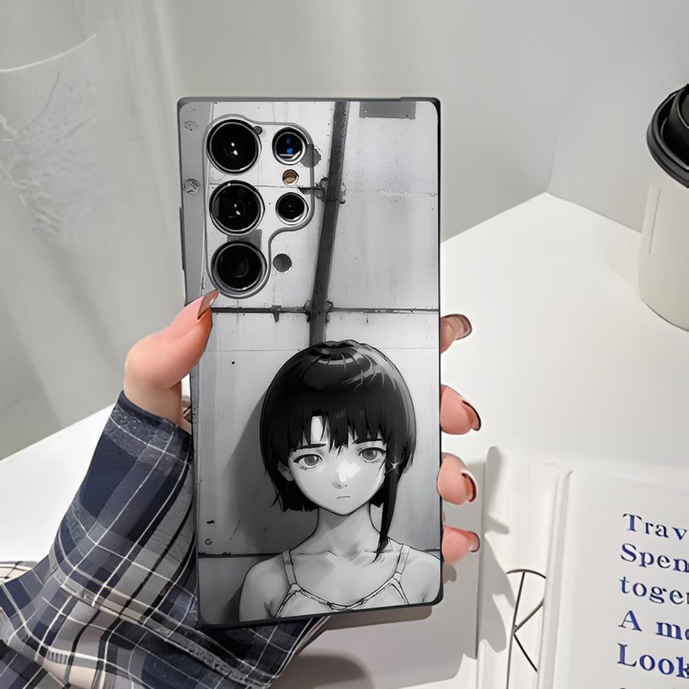 Serial Experiments L-Lain Phone Case For Samsung S26 S25 Plus S20 S20 Plus S22 Ultra S23 FE S21 Plus S21 Ultra Soft Cover