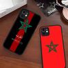 Карта и флаг Марокко Матовые силиконовые чехлы для телефона Для IPhone 16 13 15 12 11 Pro Max Plus Для IPhone 14 15 Pro